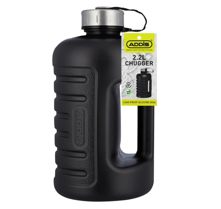Addis Chugger Sports Water Bottle 2.2L - Black