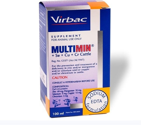 Multimin+Se+Cu+Cr 100ml Virbac