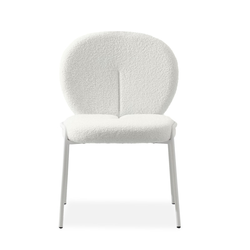 Dantel Sherpa Fabric Accent Chair