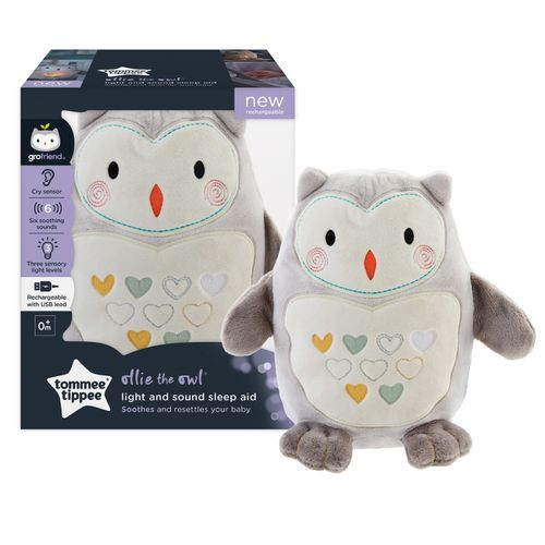 tommee tippee Grofriend - Ollie the Owl - Light and Sound sleep aid
