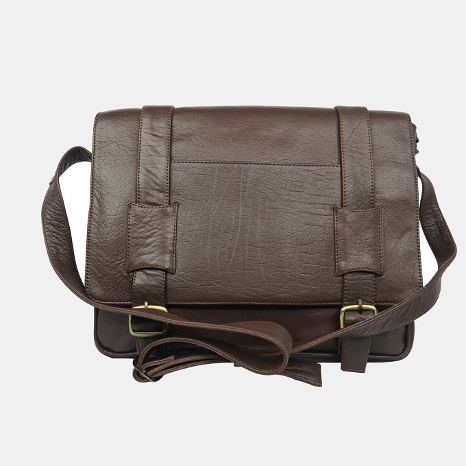 Total Leather Genuine Buffalo Leather Messenger/Laptop Bag ULBBBF1