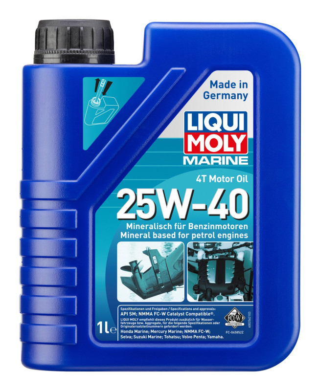 Marine 4T Motor Oil 25W40 – 1ltr