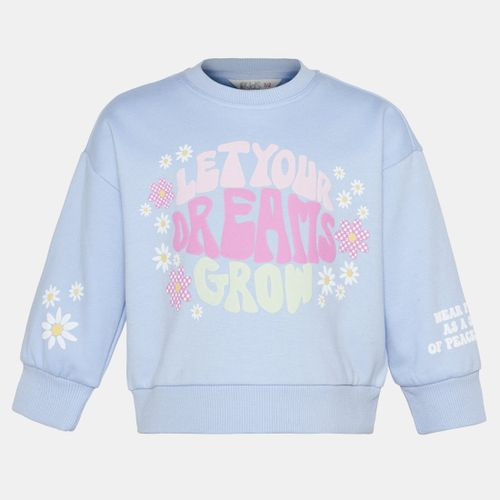 Pick n Pay YG Puff Printed Fleece Top Dusty Blue
