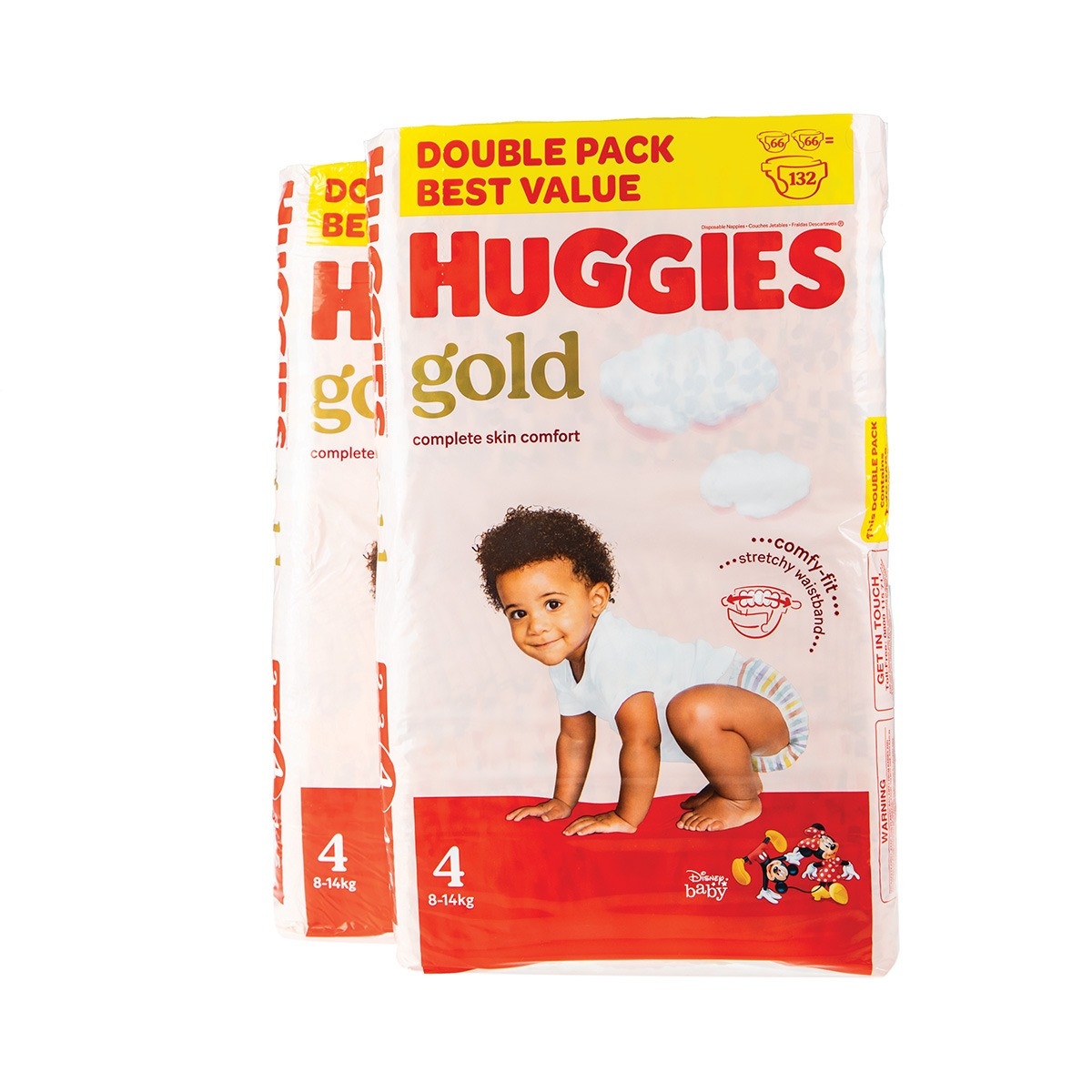 Huggies Gold Gigabag Bale Set Size 4 2x66