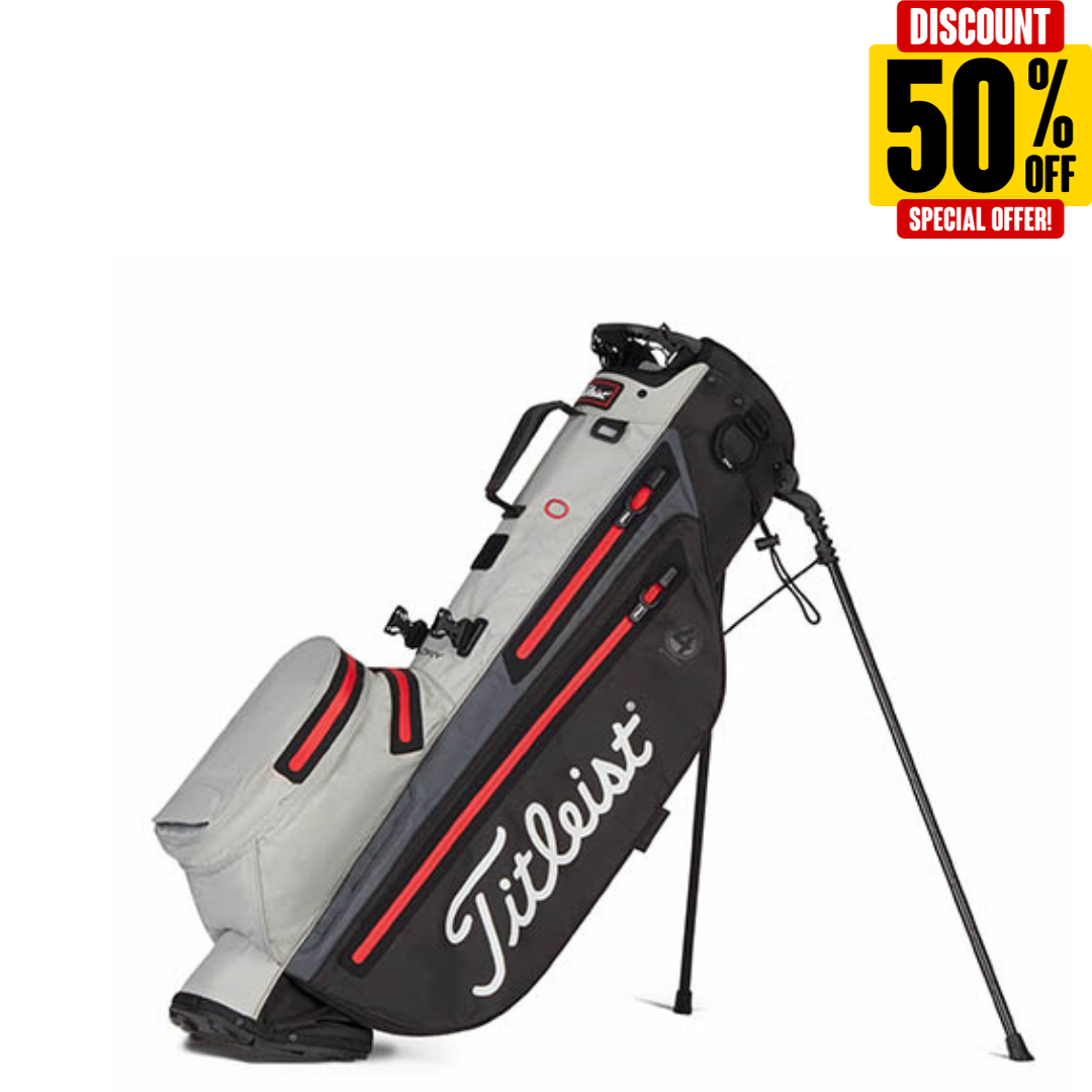 Titleist Players 4 StaDry Stand Bag – Black/Grey/Red
