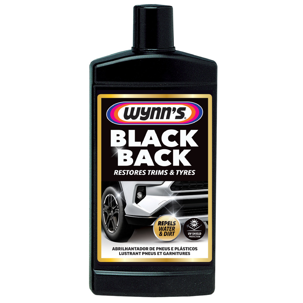 Wynn's Black Back Trim, Tyres & Bumper Black